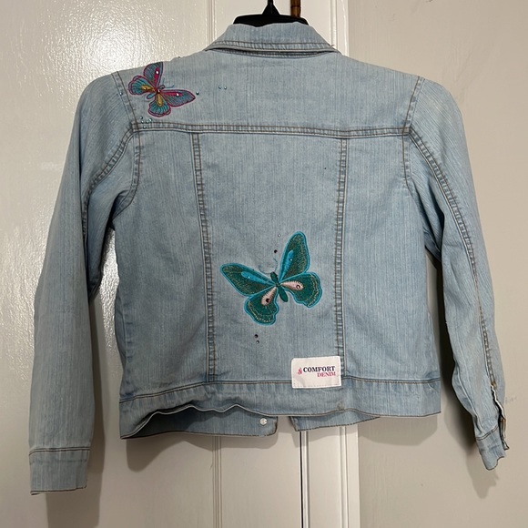 Pre owned Comfort Denim Girls Jacket Size XL (18/20) - Picture 4 of 9